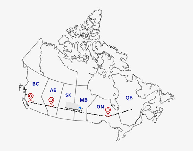 British Columbia enhanced transparent